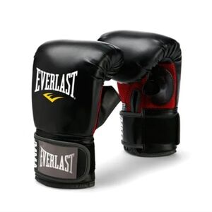 Unused Everlast MMA Heavy Bag Gloves Level 1 Model #7502LXL with Hand Wrap